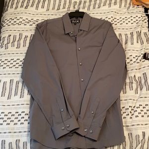 Express men’s long sleeve button down dress shirt